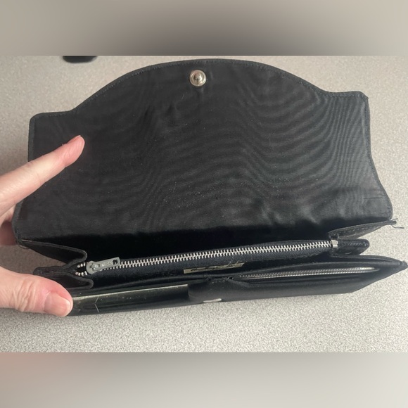 Vintage Handbags Ltd Of Canada Black Fabric Clutch Bag - Picture 9 of 15